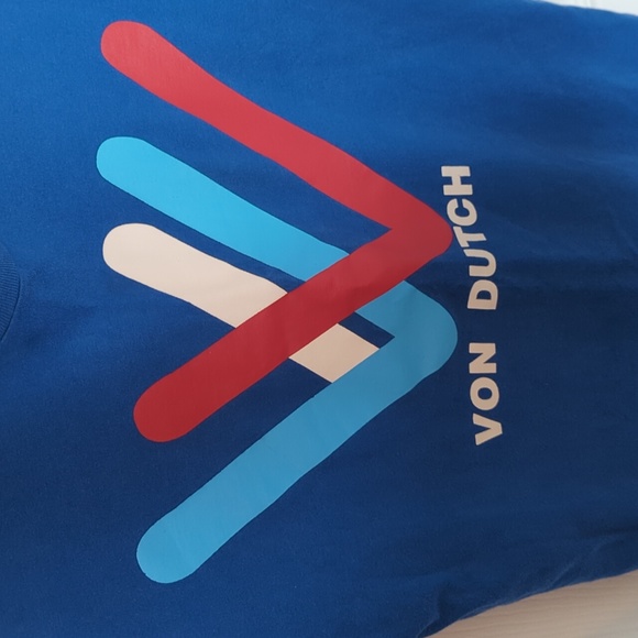 Von Dutch Logo Spell Out Shirt T-Shirt, US Men's SM, EUC - Picture 4 of 16